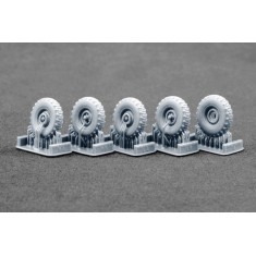 1/72 Unimog S404 X Weighted Wheels for ACE Kit