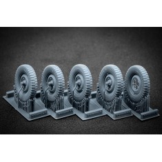 1/35 WWII Kubelwagen Type 82 Ordinary Wheel set for Meng/Tamiya kits