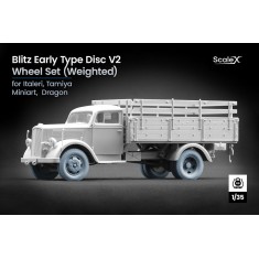 1/35 Blitz Early Type Disc V2 Weighted Wheel set for Dragon/Italeri/MiniArt/Tamiya kit
