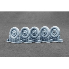 1/35 Schwimmwagen Gelandereifen V1 (5.25-16) Ordinary Wheels for Italeri/Tamiya/AFV Club