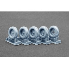 1/35 Schwimmwagen Gelandereifen V2 (200-16) Ordinary Wheels for Italeri/Tamiya/AFV Club
