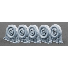 1/35 Sd.Kfz.234 Puma V2+V2+V1+V3 Weighted Wheels for MiniArt/RFM/Italeri/Dragon/AK Kits