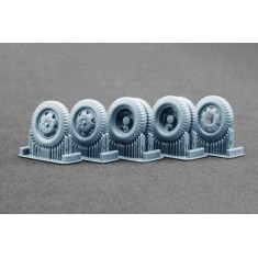 1/48 Opel Blitz Early Type Disc V1 Weighted Wheels for Italeri/Tamiya Kits