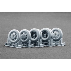 1/48 Opel Blitz Early Type Disc V2 Weighted Wheels for Italeri/Tamiya Kits
