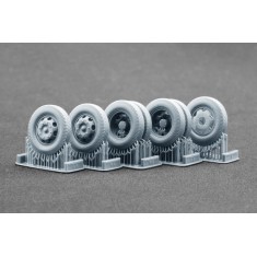 1/48 Opel Blitz Late Type Disc V2 Weighted Wheels for Italeri/Tamiya Kits