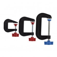 Plastic G-Clamp Set (3pcs, 25/50/75mm)