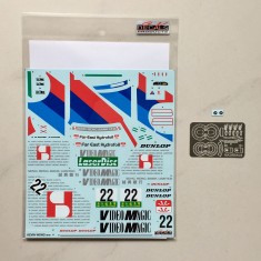 1/24 BMW M3 E30 Macau Cup 91 #22 Decal with PE