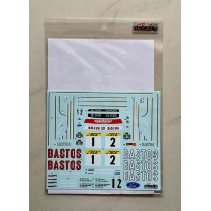 1/24 Ford Sierra RS500 Spa 24H 89 Bastos Decal Set