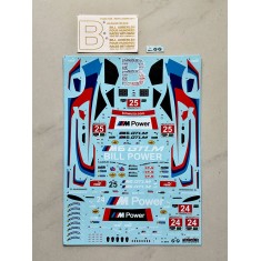 1/24 BMW M6 GTLM IMSA 17 Team RLL Decal