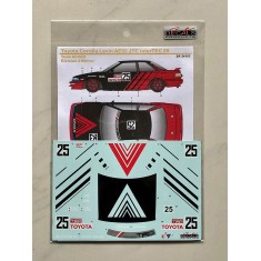 1/24 Toyota Corolla Levin AE92 Gr.A JTC 89 Team ADVAN Decal