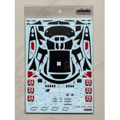 1/24 BMW M8 GTE SCC Daytona 24H 2018 BMW Team RLL Test Car Full Carbon Decal
