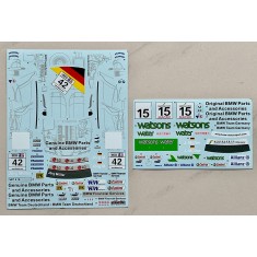 1/24 BMW 320i E46 FIA WTCC Race of France 2005 BMW Team Deutschland #42 Decal