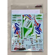 1/24 BMW 320i E46 FIA WTCC Race of Macau 2005 BMW Team UK Decal