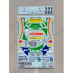 1/24 BMW 320i E46 Macau Guia 2004 Team Carly Motors Decal