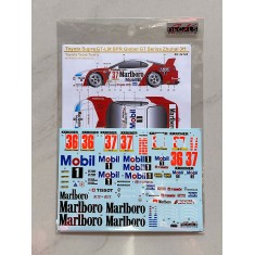 1/24 Toyota Supra GT-LM BPR Globel GT Serie Zhuhai 3H 1995 Toyota Team Tom Decal