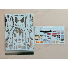 1/24 Mercedes AMG GT Evo Macau GT Cup 22 Craft-Bamboo Racing #77 Chrome Decal