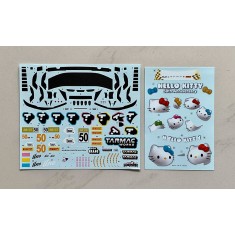 1/24 Audi R8 LMS evo II GT3 FIA GT WC Macau GT Cup 2023 Uno Racing Team Decal