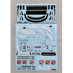 1/24 Porsche 911 RSR IMSA SCC Motul Petit Le Mans 2019 Porsche GT Team Decal