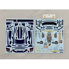 1/24 Audi R8 LMS evo II GT3 FIA GT WCM GT Cup 2024 Uno Racing Team #30 (Chrome Decal)