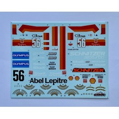 1/24 BMW 320 E21 Turbo Gr.5 DRM 1980 Team Schnitzer #56 Decal
