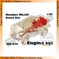 Engine set for 1/35 Humber MK.I/II. Scout Car