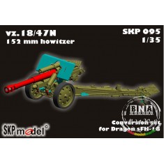 Conversion Set for 1/35 152mm Howitzer vz. 18/47N for Dragon kit