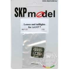 1/35 AAVP 7 Lenses and Tail Lights for HobbyBoss kit
