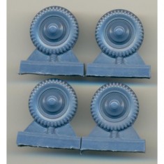 1/35 German Military Pattern Citroen 11CV (Off-road) Wheels for Tamiya kit (4 wheels)