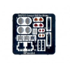 1/35 US Cougar 6x6 MRAP Vehicle Lenses and Taillights for Meng Models kit SS005