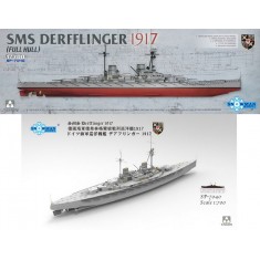 1/700 SMS Derfflinger 1917 w/Metal Barrels 8pcs [Full Hull]