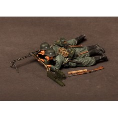 1/35 German Machine Gunner MG 34 Team 1939-42 (2 figures)