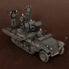 1/35 SdKfz.10/4 fur 2cm FlaK 30 Crew for Dragon kit #6739 (5 figures)