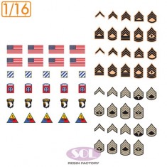 1/16 WWII US Insignia #4