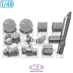 1/48 Leopard 2A7V Detail up set for Tamiya kit