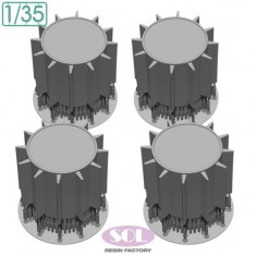 1/35 Schwimmwagen Type 166 Snow Rollers for Tamiya kit