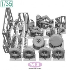 1/35 WWII German Schwimmwagen Upgrade Kit #2 for Tamiya kit