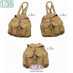 1/35 WWII German M41 Tropical Rucksack Set (10pcs) (3D Printed Kit)