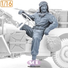 1/16 WWII British SAS Driver (3D Printed Kit)
