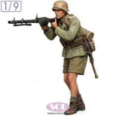 1/9 WWII German Sd.Kfz.250/3 Gunner with MG34 (3D Printed Kit)