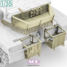 1/35 Merkava Mk.3 BAZ/D Basket Detail Up Parts for Meng