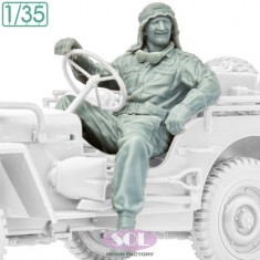 1/35 WWII British SAS Driver (3D Printed Kit)
