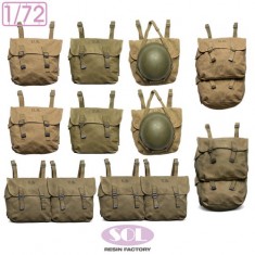 1/72 WWII US Army M1936 Field Bags (10pcs)