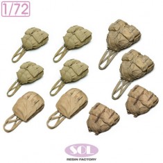 1/72 WWII German Rucksack Set (10pcs)