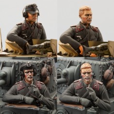 1/16 German Tank Crew Set (2 Figures)
