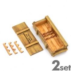 1/16 WWII German Tiger I 8.8 Kwk 36 L/56 AT Box (2 sets)