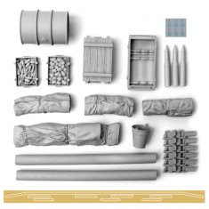 1/16 WWII German StugIII Stowage Set 2