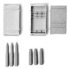 1/35 WWII German 7.5cm KwK40 Stuk40 L48 with Box (3D printed kit)
