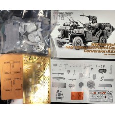 1/16 WWII British SAS 1/4 ton 4x4 Patrol Car Conversion set for Takom kits