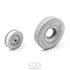 1/16 WWII Sd.kfz.251 Spare Tyre and Wheel Rim