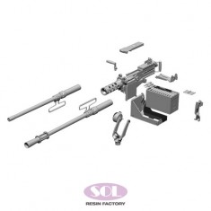 1/16 M2 HB 50 cal with Flash Hide